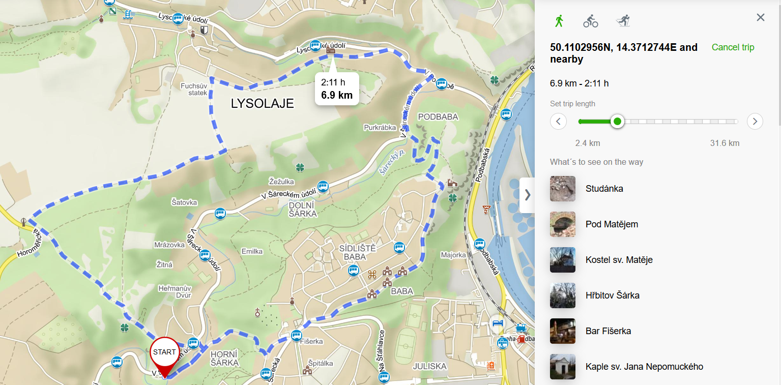 Forstyrre Examen album banner Circuit Route Planner for biking and walking | Seznam Nápověda